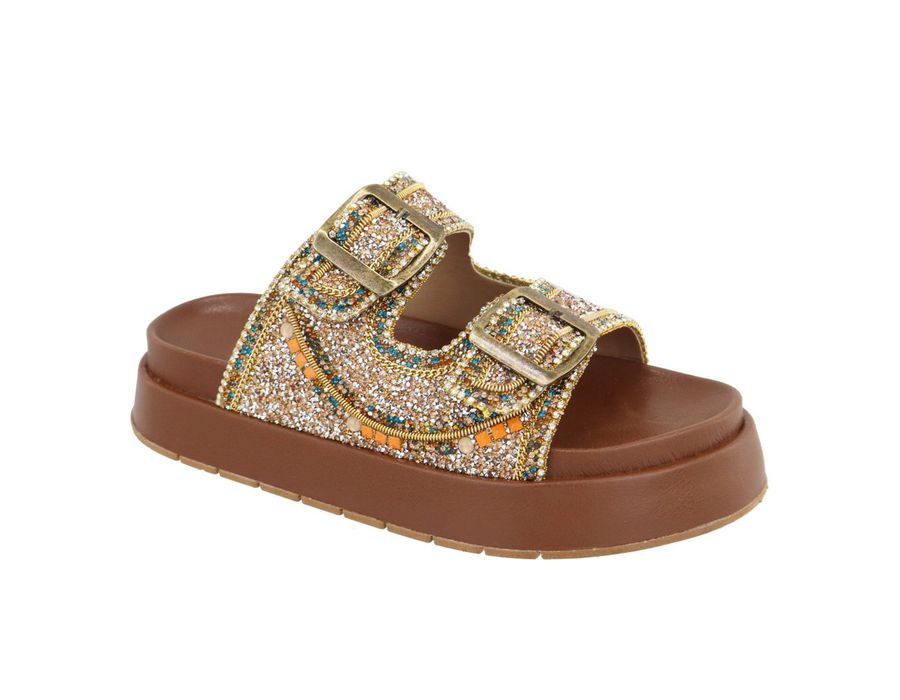 Flatform Aurora Caramelo | KUENTO SHOES