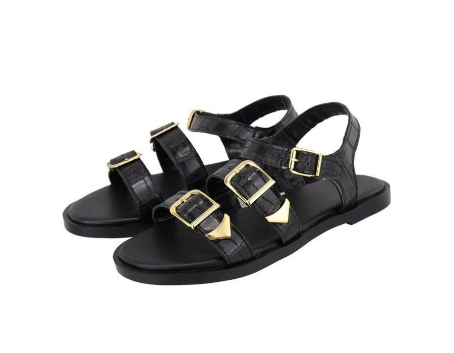 Rasteira Ju Preta | KUENTO SHOES