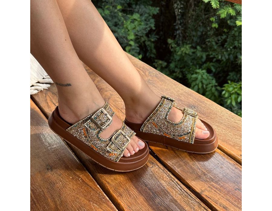 Flatform Aurora Caramelo | KUENTO SHOES